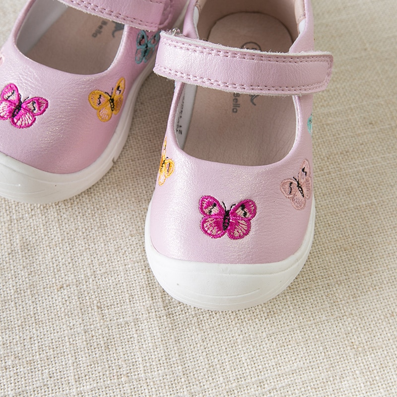 Db12878 dave bella spring baby pige pink sko født pige fritidssko print mærke sko