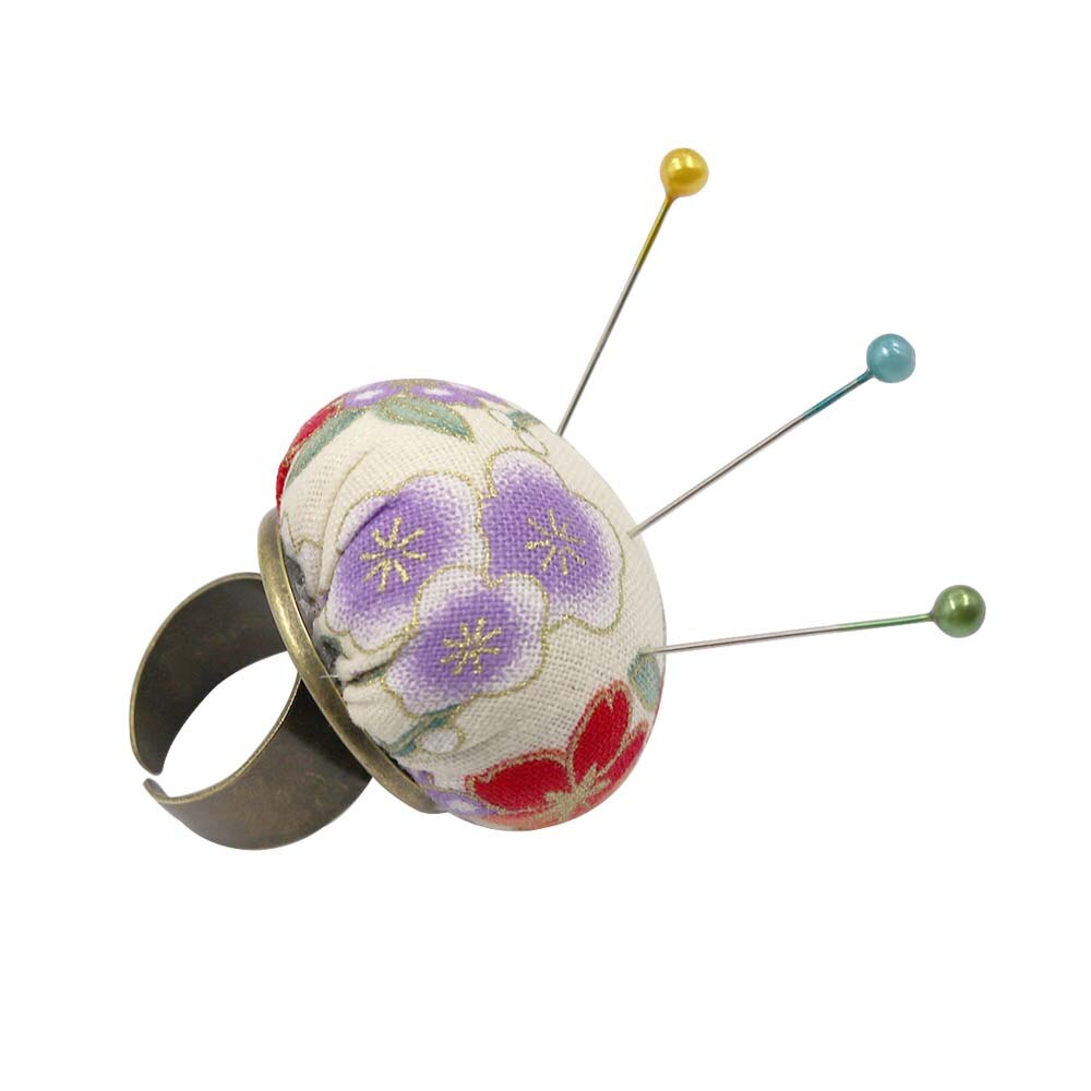 1Pc Bal Vormige Pin Kussen Ring Diy Craft Naald Pin Kussen Houder Naaien Kit Pincushions Thuis Naaien Levert