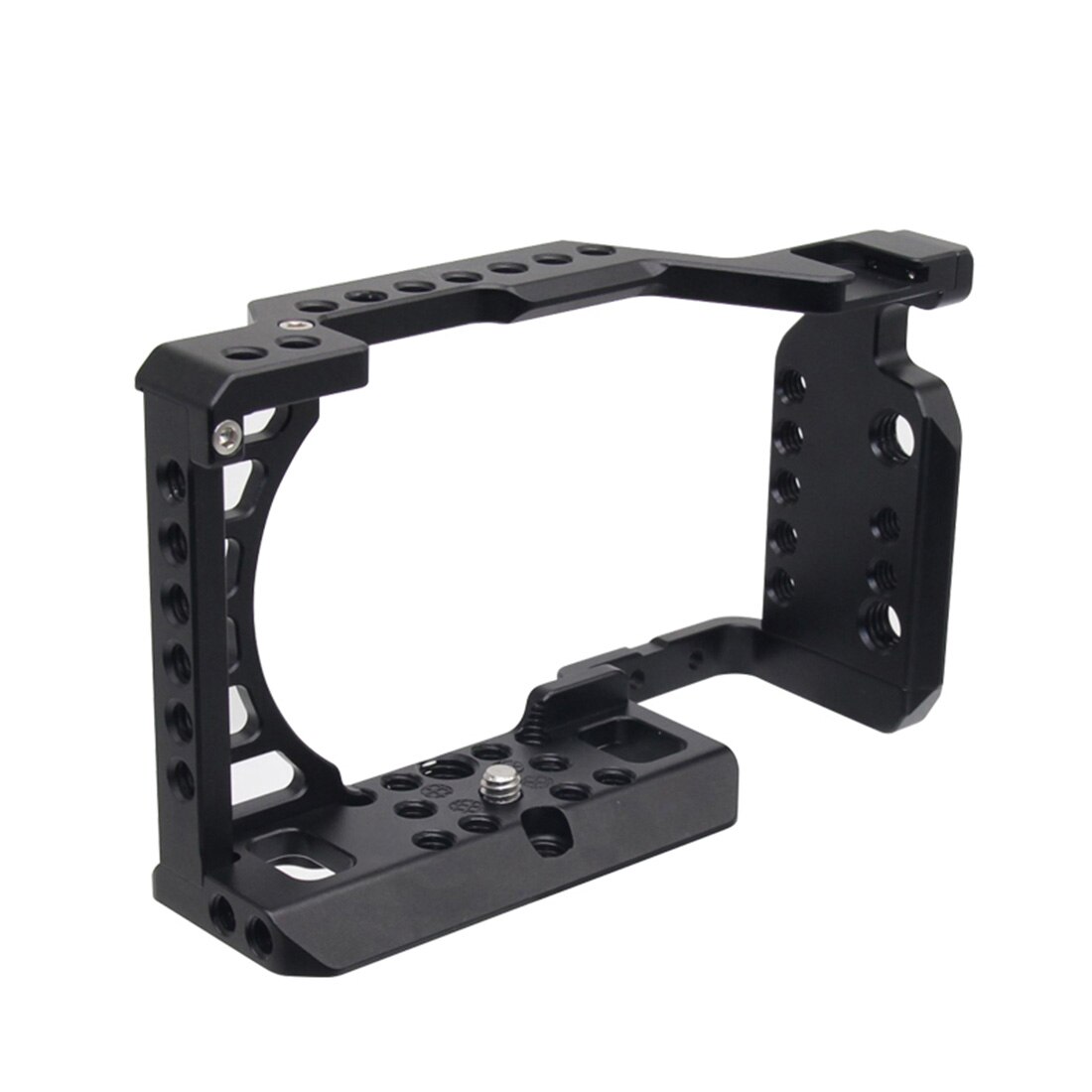 Aluminum Camera Cage Video Film Movie Making Stabilizer with Cold Shoe for Sony A6500/A6400/A6300/A6000/NEX7 Camera: Only Cage 