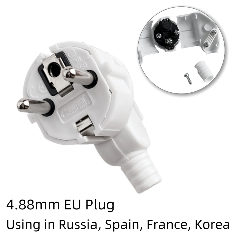 Adattatore per spina UK Prese di ricambio maschio Presa elettrica riscablabile Connettore adattatore per spina UK per cavo di prolunga di alimentazione: TIPO di 19