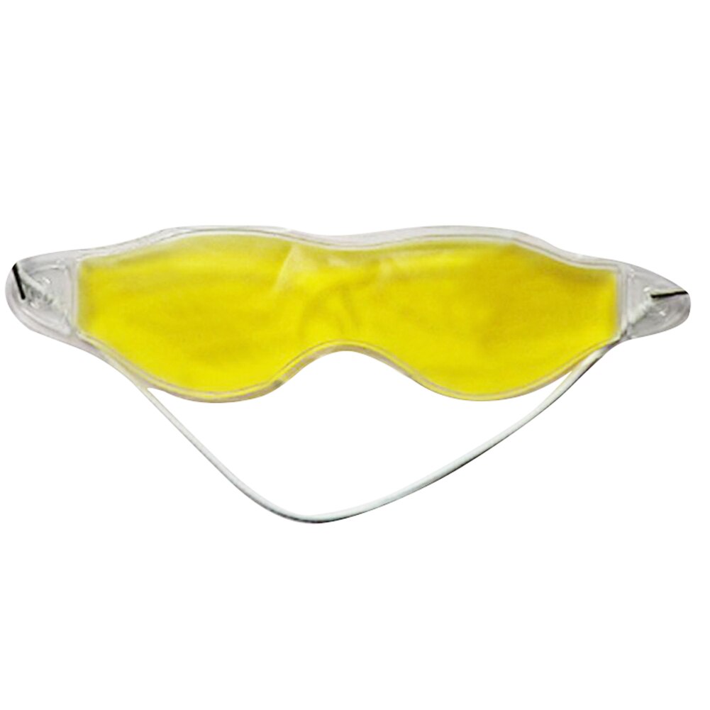 Wallen Spanning Schoonheidsverzorging Rustgevende Slapen Aids Blinddoek Gel Ijs Oogmasker: YELLOW