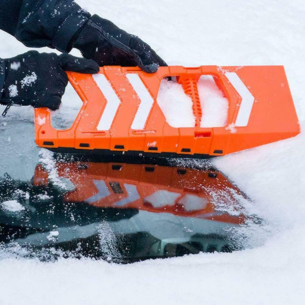 Auto Eis Schaber Tragbare Auto Schnee Schaber Multifunktionale Schaufel Eis Schaber Große Schneeschuhe Entfernen Schaufel Für Freien Notfall