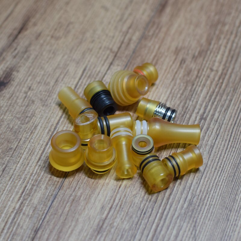 510 tropfspitze Mini mtl tropfspitze PEI ultem mundstück vape tipps für 510 gewinde zerstäuber für 510 RTA RDA Panzer vape zubehör