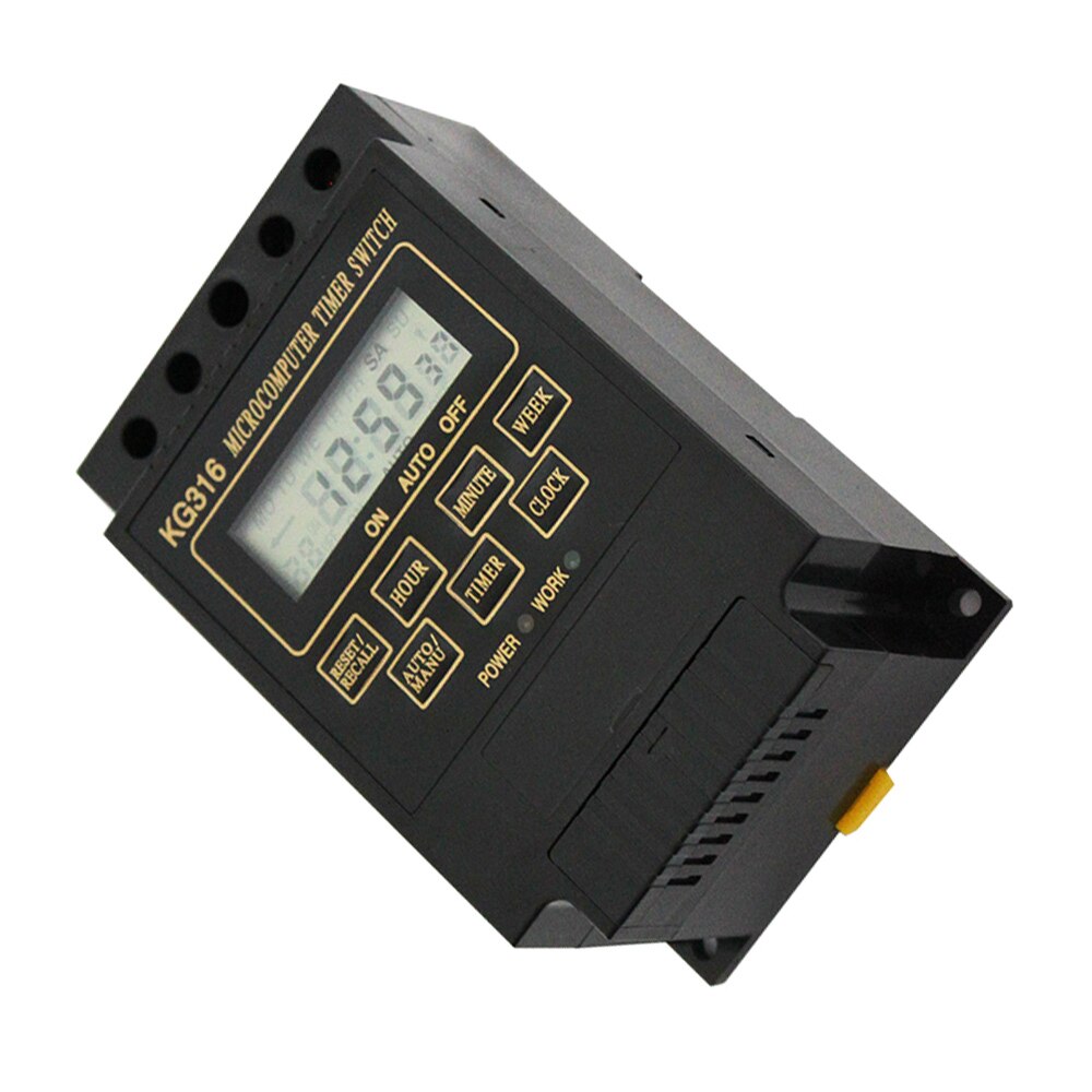 1 Pcs Digital Programmable Electronic Timer Time Switch Relay Controller Intelligent Microcomputer AC 220V KG316T