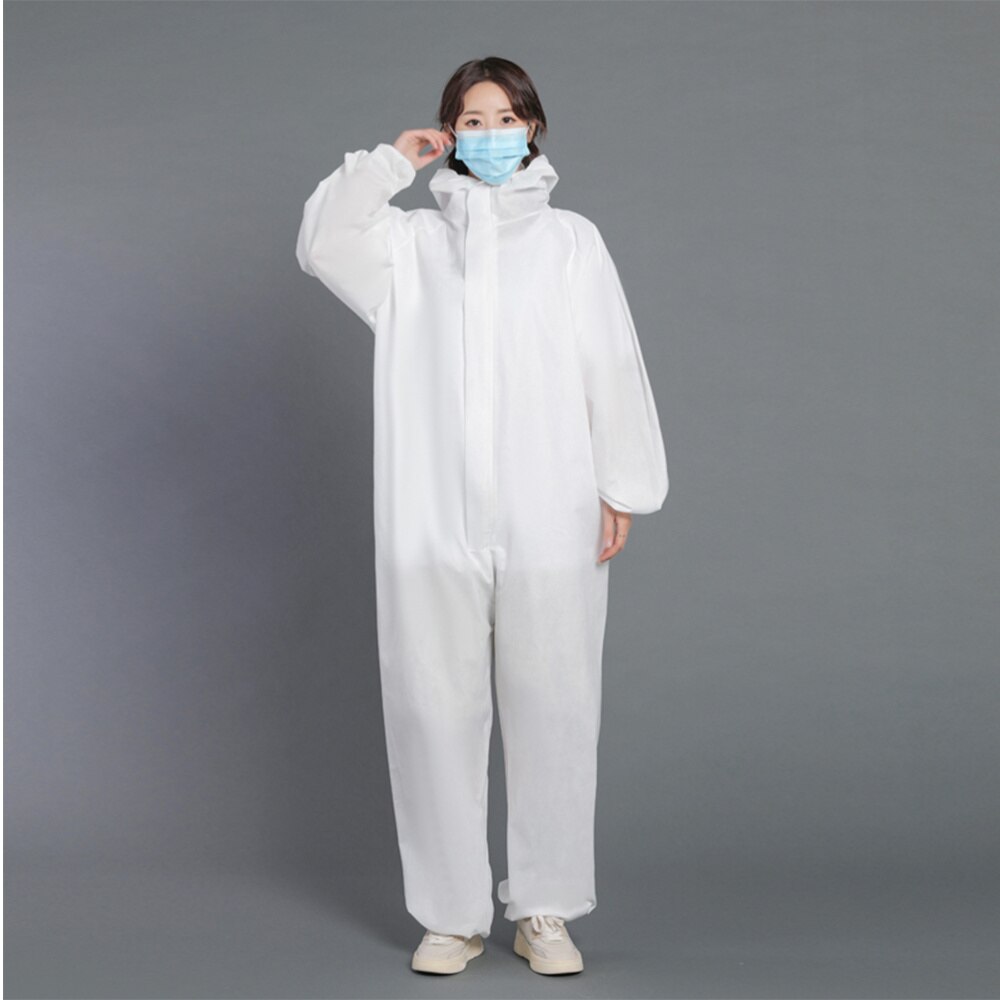 Beveiliging Kleding Anti-Statische Wegwerp Overall Stofdicht Kleding Pe Ademende Isolatie Kleding Arbeid Pak Een-