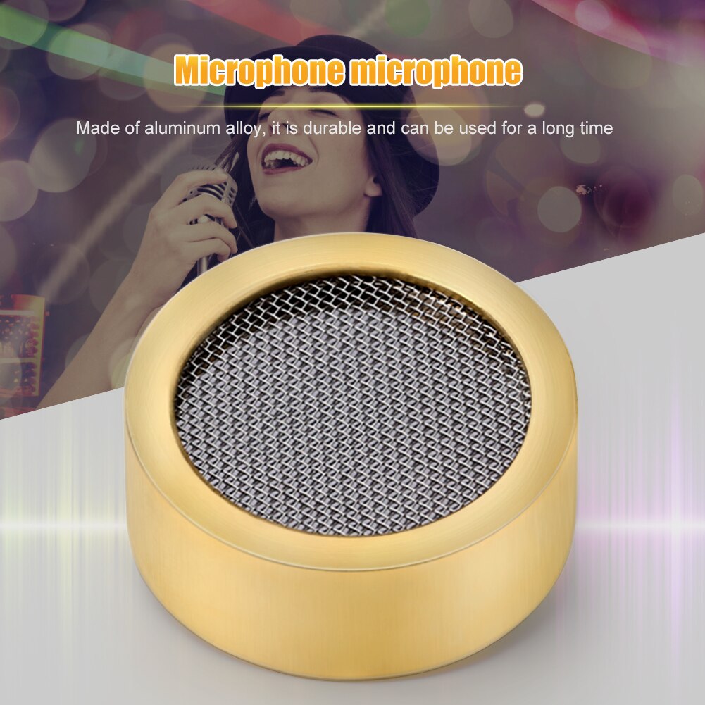 Aluminium Condensator Microfoon Groot Membraan Cartridge Core Capsule Vervangingen Mic Onderdelen