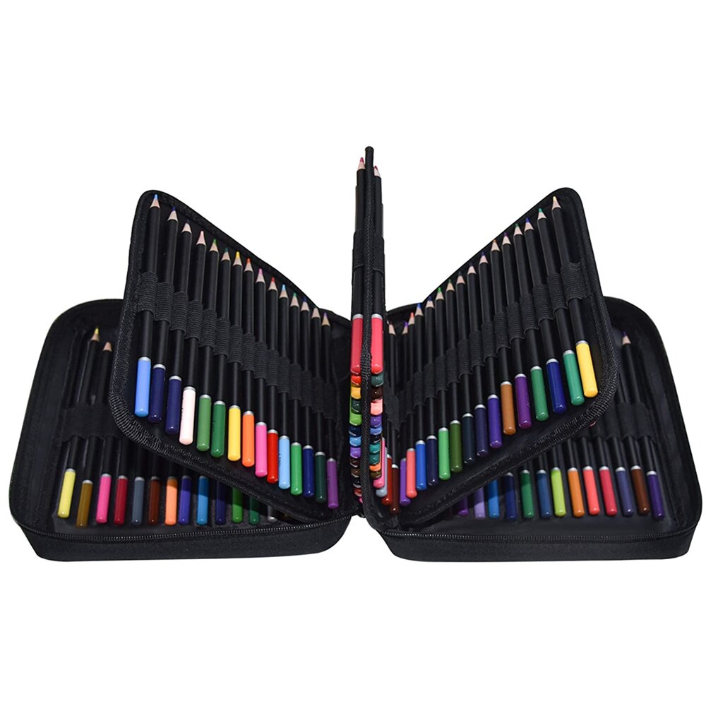 Gekleurde Potloden Set 72/120/180 Kleuren Met Rits Case Professionele Tekening Art Supplies Voor School Trekken Schets Art Supplies: 120 colors set