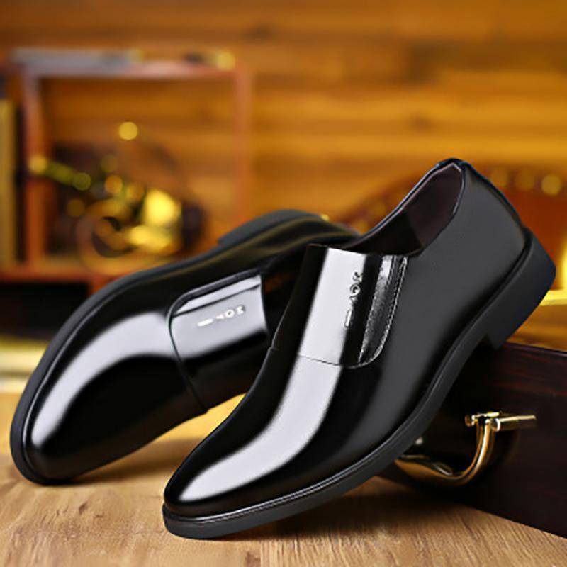 Men's Casual Shoes Moccasins Male Breathable Wear-Resisting Men's Handmade Business Shoes Slip-On Male Driving Shoes