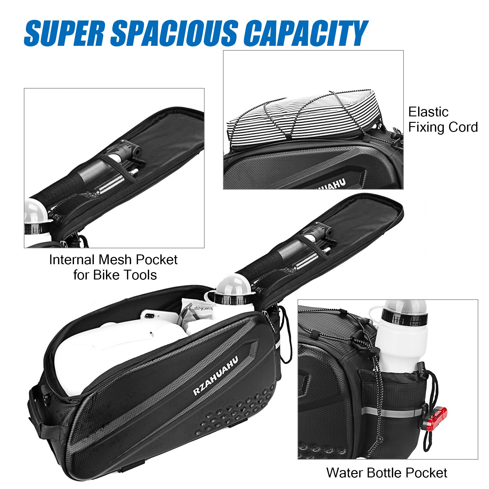 Lixada 10L Fiets Achter Rack Bag Reflecterende Wat... – Vicedeal Lixada 10L Fiets Achter Rack Bag Reflecterende Wat... – Vicedeal