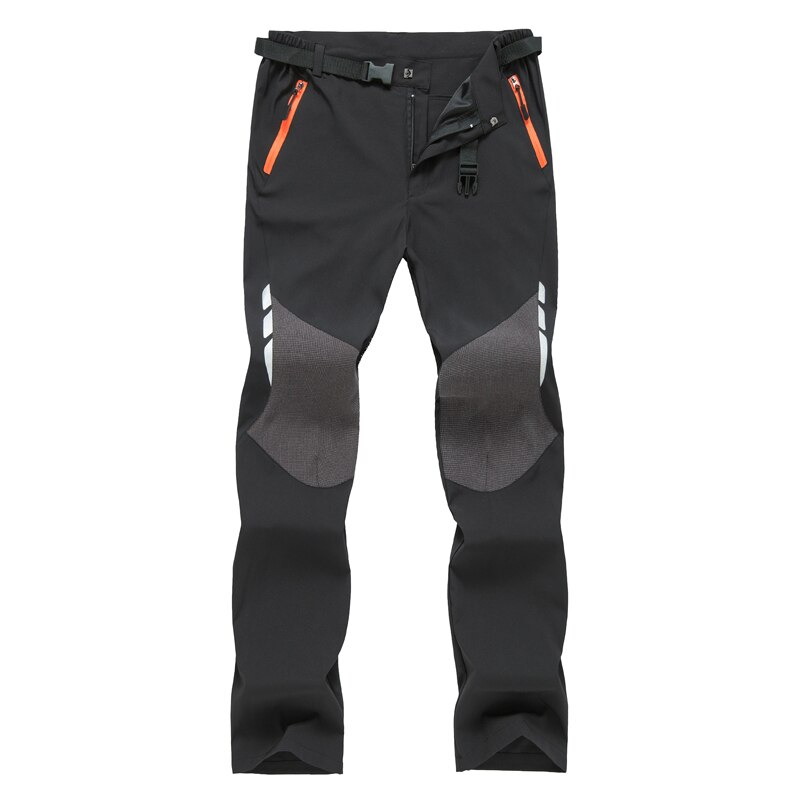 TWTOPSE Men Quick Dry Cycling pants Sport Breathable Summer Pants MTB Road Bicycle Bike Pants Reflective Hiking Fitness Trousers: Black Sports Pants / XXXL