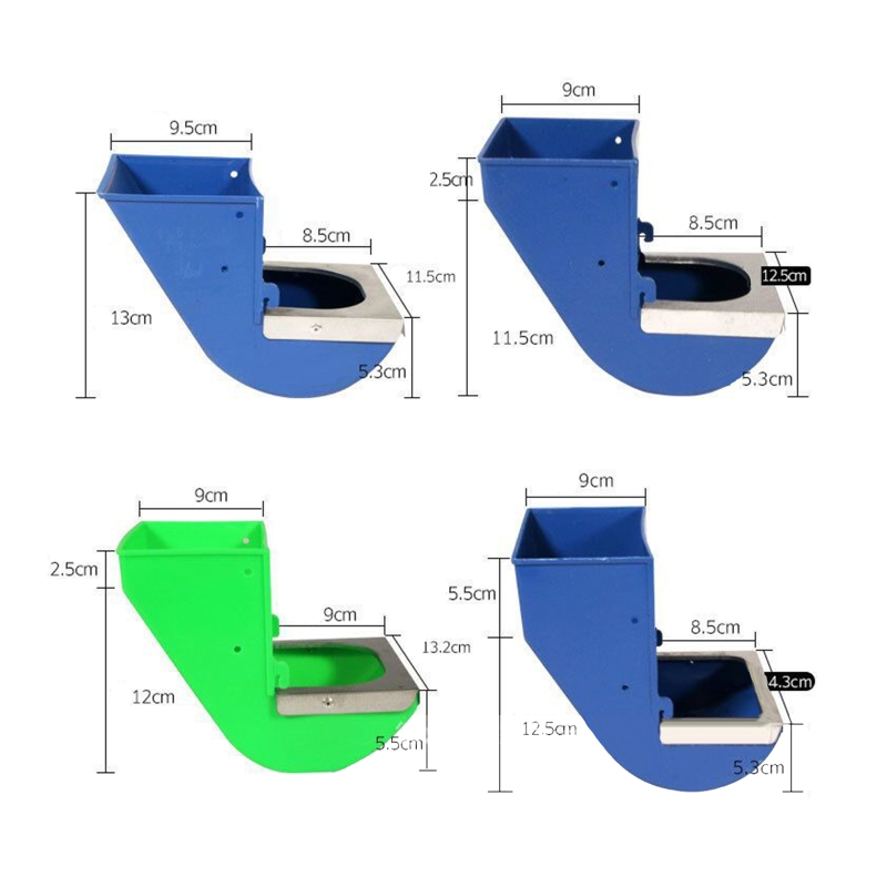 Small Animal Feeder Plastic Box Rabbit Feeders for Cage Hold Several Days Worth of Feed Great for Ferrets Small Animals