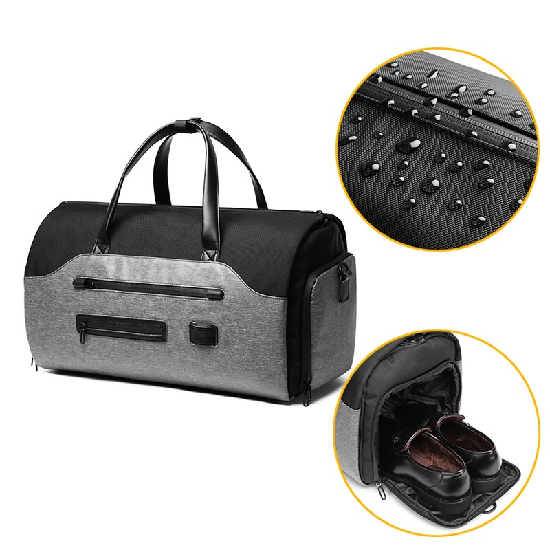 Jonlily Mannen Reizen Handtas Hoge Capaciteit Bagage Tassen Gym Pack Multifunctionele Wandelen Rugzak Schoudertas Weeked Zakken-KG689