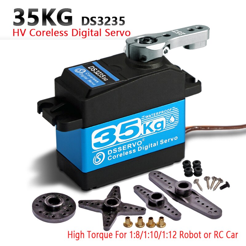 35Kg/25Kg High Torque Coreless Digitale Servo DS3235 En DS3225 Roestvrij Sg Waterdicht Voor Robotic Diy Rc auto: DS3235-180 degree