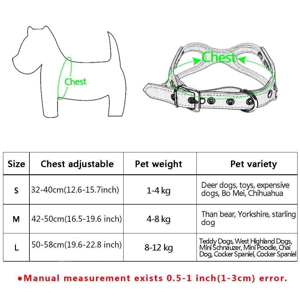 Pet Dog Harness for Puppy Adjustable Pet Harness Vest for Small Medium Dogs Cats Durable Pet Supplies for Chihuahua Yorkie Teddy