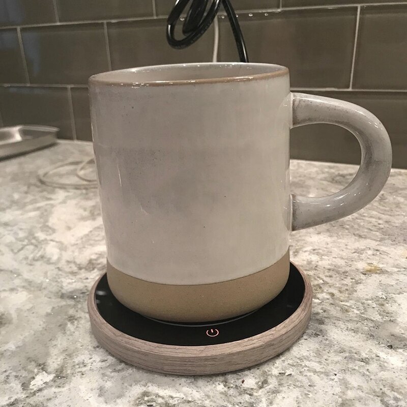 Kaffevärmare tallrik mugg varmare elektrisk för skrivbord i hemmet eller kontoret, håll kaffe och dryck varma