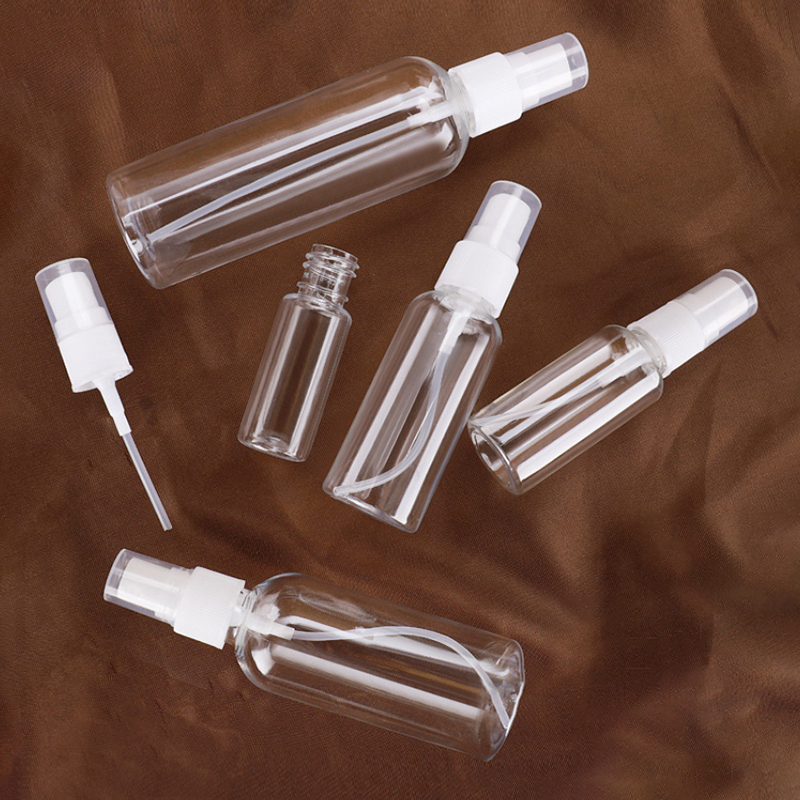Empty Spray Bottles10/20/30/50//80/100ml Transparent Plastic Perfume Atomizer Mini Refillable Bottles Portable Travel Accessorie