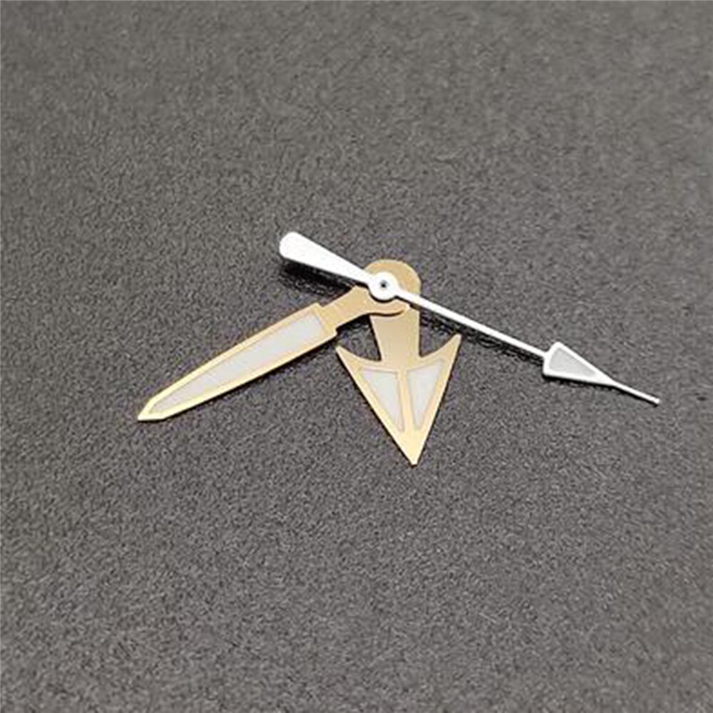 Minimalistischen Uhr Nadel C3 Stark Grün Luminou Uhr Hände für NH35 NH36 4R36 Uhr Bewegung: Gold White