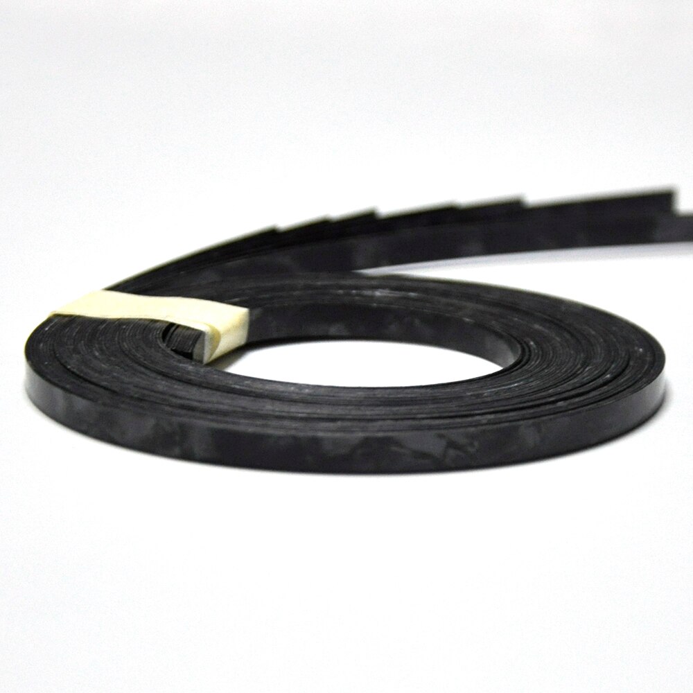 10pcs/lot 5mm x 1000mm Celluloid Strips Guitar Binding Purfling Edging Multi Colors: Black Pearl