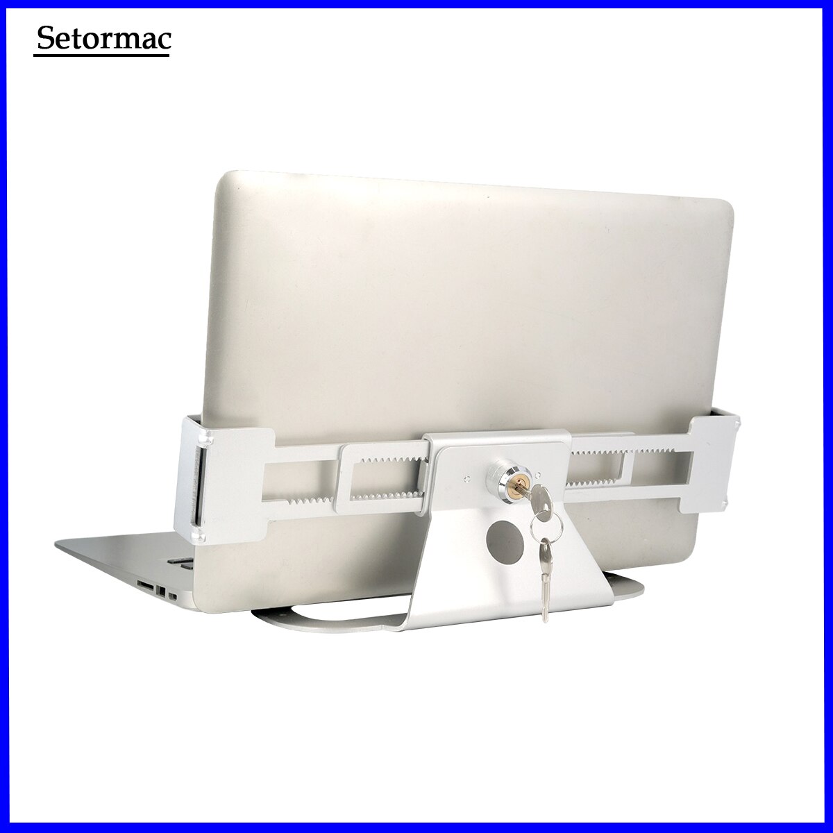 Security Lock For Laptop Retail Anti Theft Holder Adjustable Width 29.5CM-45CM