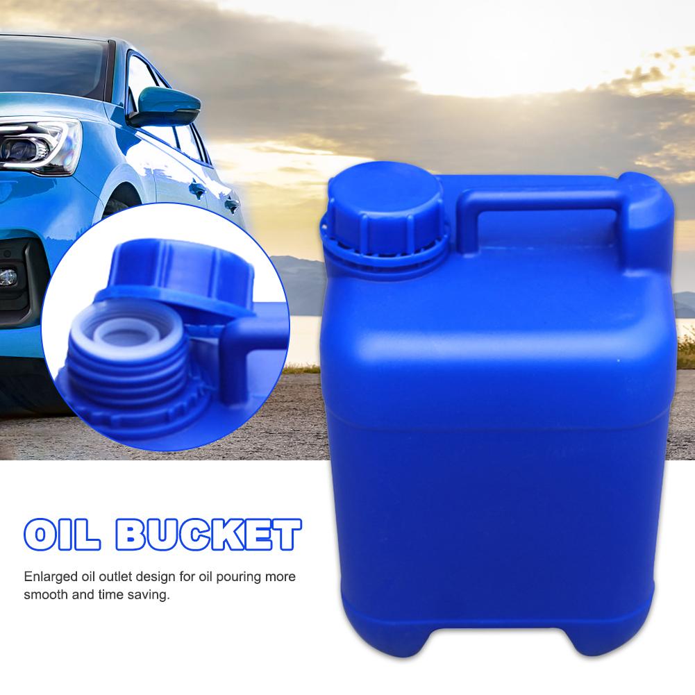 5L/10L bidon de carburant en plastique réservoir d'essence résistant à l'usure poignée de récipient de carburant de gaz épaissi seau à essence jerrycan