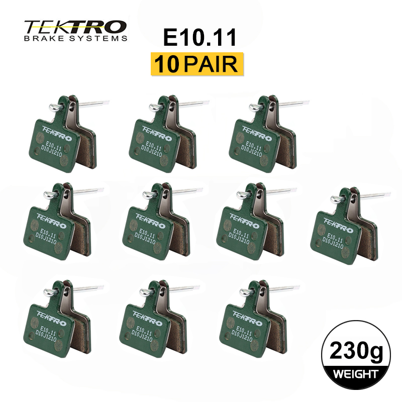 TEKTRO E10.11 Bremsbeläge Scheibenbremsbeläge MTB Bremsbeläge Metall Keramik Scheibenbremsbeläge für Shimano M335 M395 Fahrradzubehör: Licht Grau
