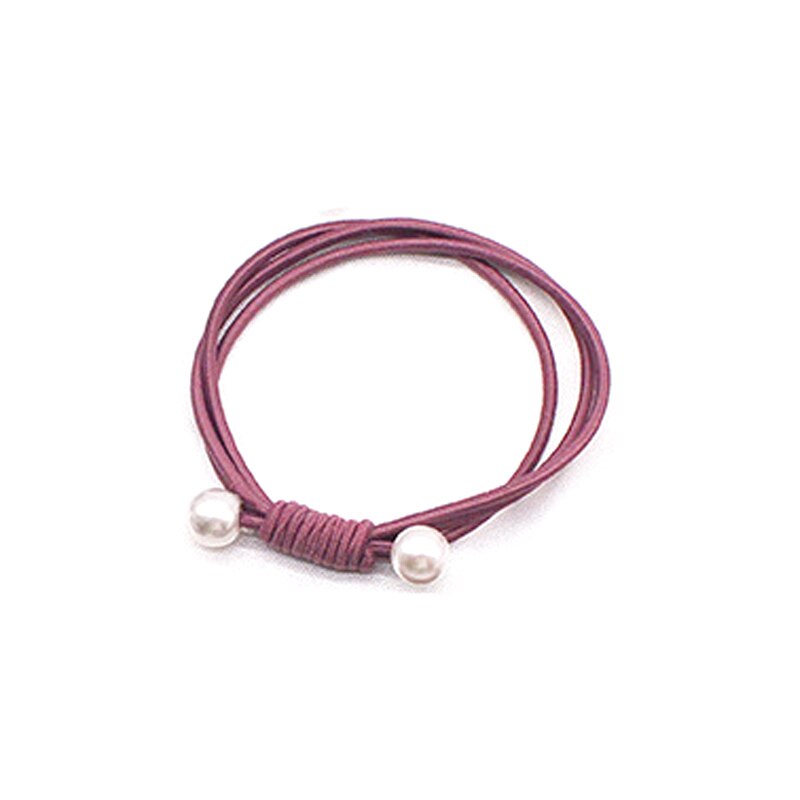 Anneau élastique en fausse fourrure, chouchou, accessoires pour cheveux, peluche élastique pour queue de cheval, attaches pour cheveux pour filles: A1