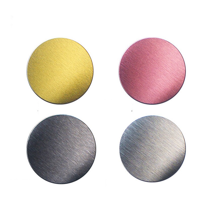 1 pièces plaque de métal disque pour aimant voiture support pour téléphone feuille de fer autocollant pour support pour téléphone Mobile magnétique support de voiture support