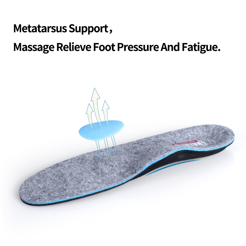 Platvoeten Orthopedische Inlegzolen Arch Ondersteuning Orthotics Winter Warm Verwarmde Wol Schoen Inserts Voor Fasciitis Plantaris Verlichten Voet Pijn