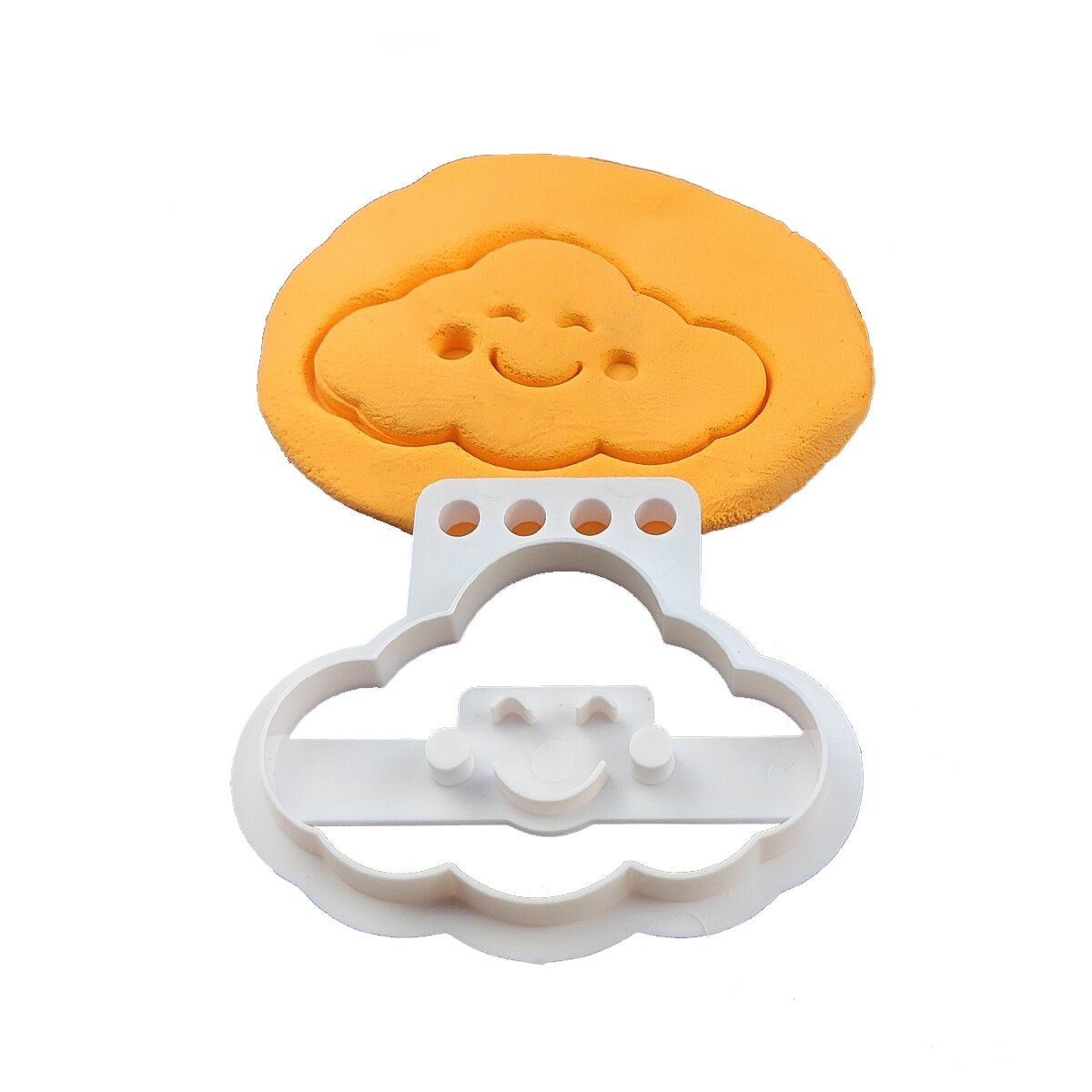 Molde 3D con forma de cara sonriente para cortar galletas, Mousse de Chocolate, Fondant, galletas, dulces, moldes para velas, herramienta de decoración de pasteles para hornear