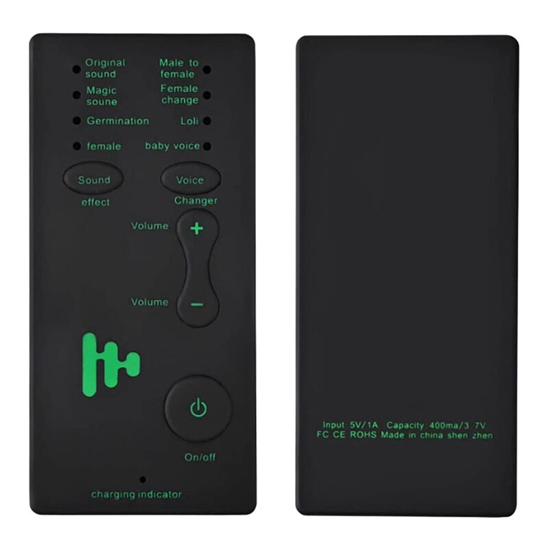 Cambia voce, microfono portatile cambia voce macchina per effetti sonori per bambini, per amici