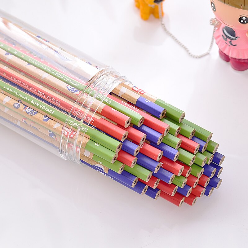 Deli HB/2B lápiz de dibujo, herramientas de dibujo, lápices para el colegio, lápices de escritorio para niños, lápiz HB de madera