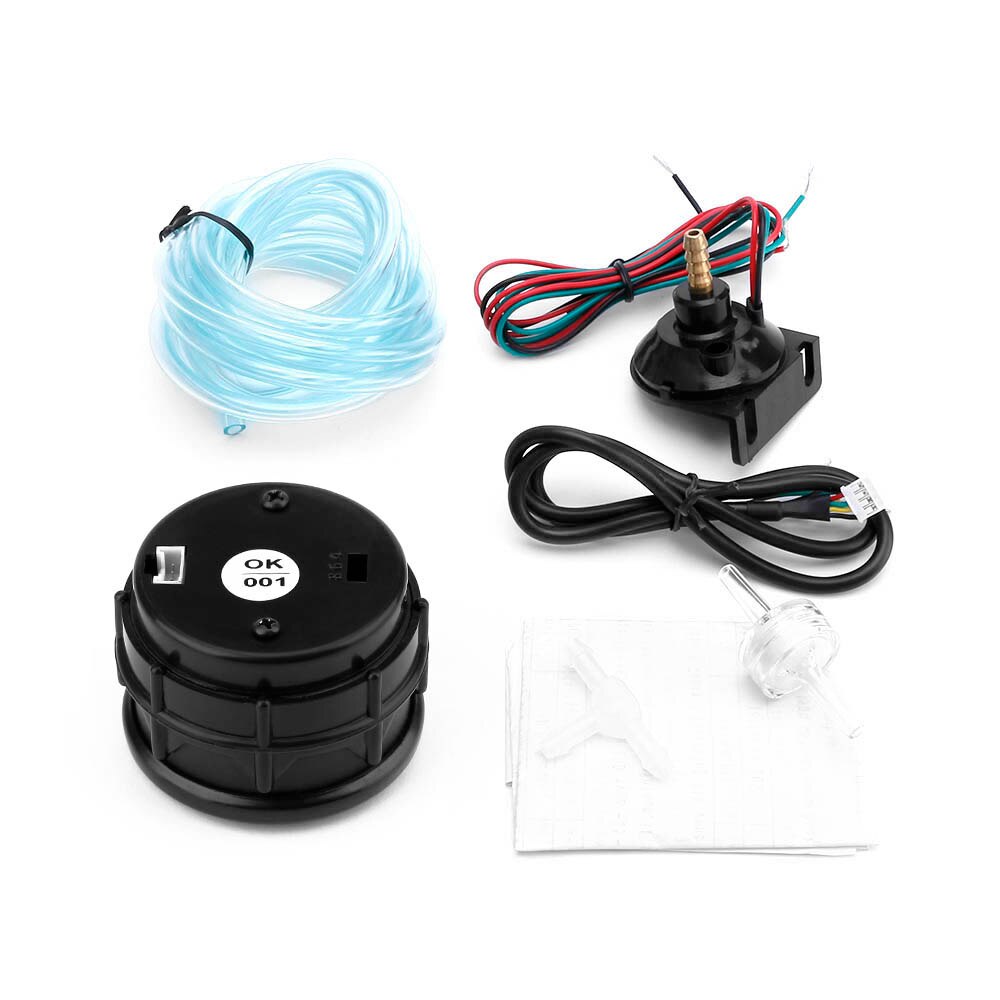 Cnspeed 2 " 52mm digital auto turbo boost gauge -15-45 psi + justerbar turbo boost controller kit 1-30 psi i kabinen