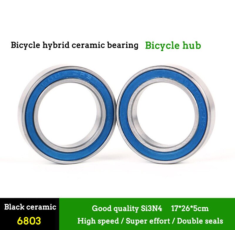 1pair High Speed Bike Bicycle Hub Hybrid Ceramic Bearing For MTB Mountain Bike Road cycling For Bike Hubs: 6803