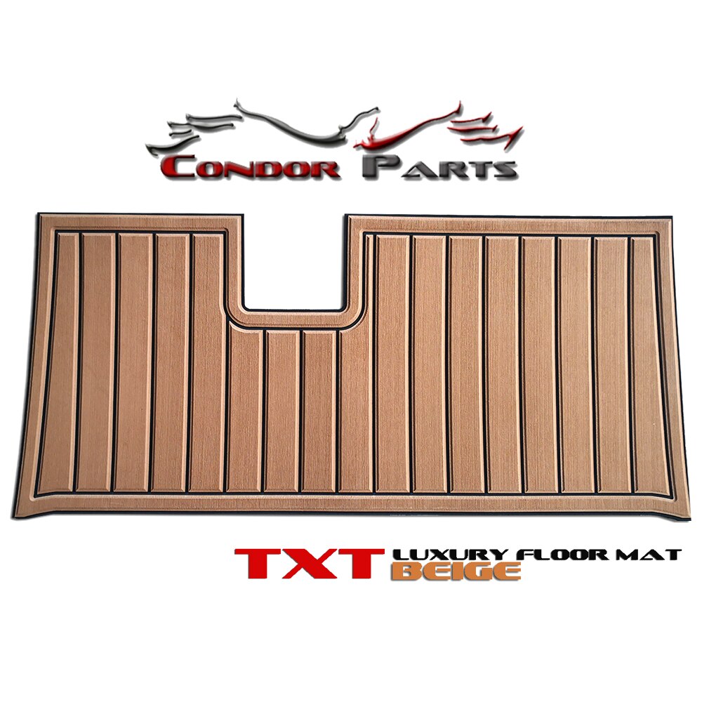 Condor Parts - Golf Cart Floor Mat, The Luxury Floor Mat For E-Z-GO TXT. Beige.