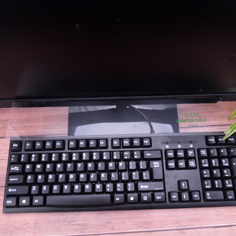 1 st Kaarthouder Computer Moniter Side Memo Pad Board Note Board Transparante Plastic Lijm Board: up down