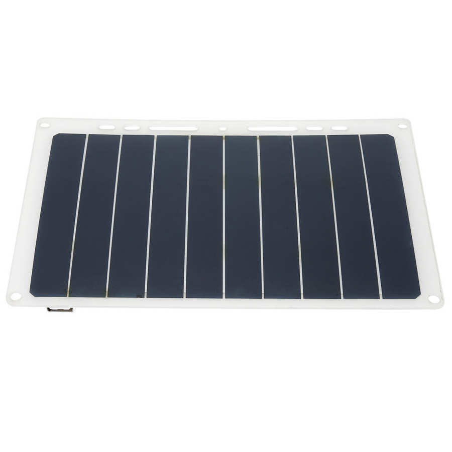 Panneau Solaire Extérieur 2W 5V USB - Léger, Portable, Pour Lampes De Jardin, Ventilateurs Et Petits Appareils - 9