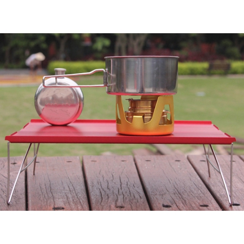 Outdoor Mini Aluminum Folding Table Folding Picnic Camping Table Portable Easy to Store Ultra Light Outdoor Dining Table