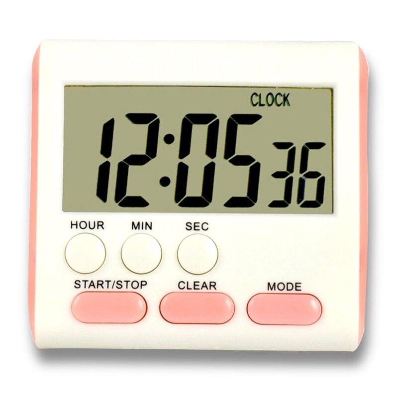 24 stunden Küche Timer Digital Timer mit Uhr für Kochen Klassenzimmer Timer für Lehrer freundlicher Lauter Alarm &Ampere; Starke Maget