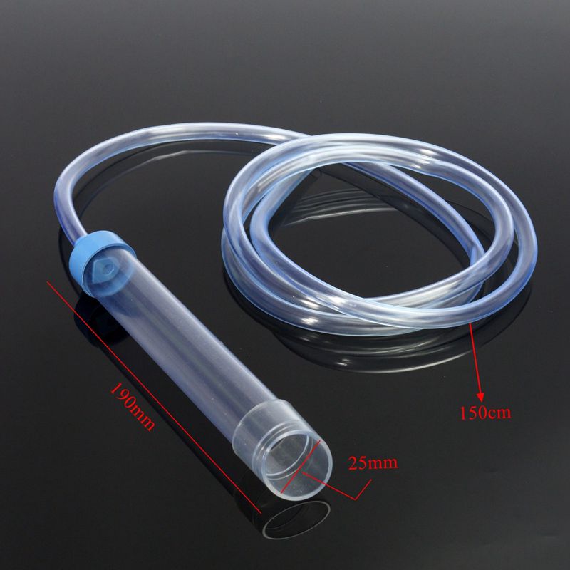 Fish Tank Aquarium Gravel Cleaner Syphon Vacuum Water Changer Pump Siphon Hose