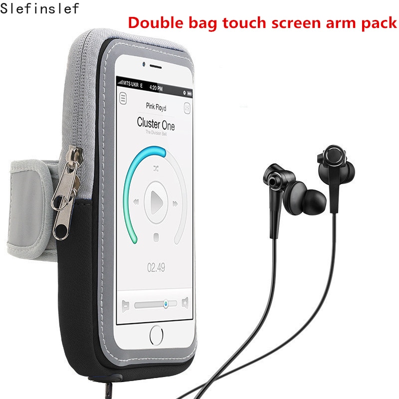 Universal Arm Bag 4-6inch Mobile Motion Phone Armband Cover for Running Sport Arm band holder of the phone on the Arm Case Cover