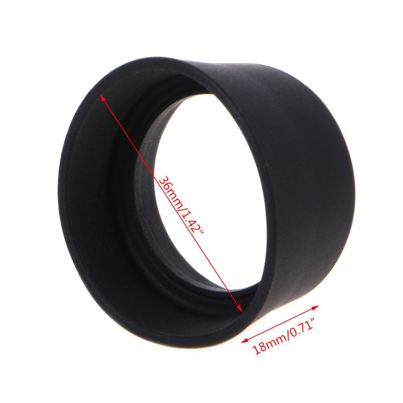 2pcs Soft Rubber Eyepiece Eye Shield 29-30mm Eye Guards Cups Eyepiece Covers For Binocular Microscope