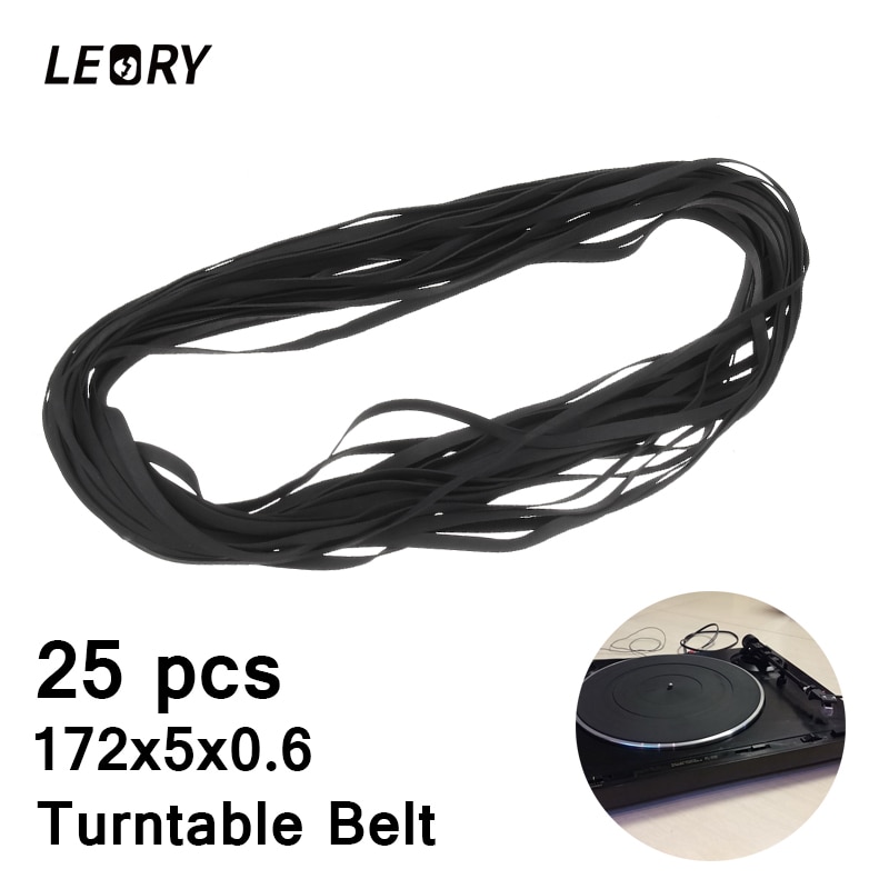 LEORY 25PCS 540mm Replacement Rubber Turntable Belt LP Phonograph Belt Fit For PIONEER Record Player PL335 PL200Z PL281 PLX50+