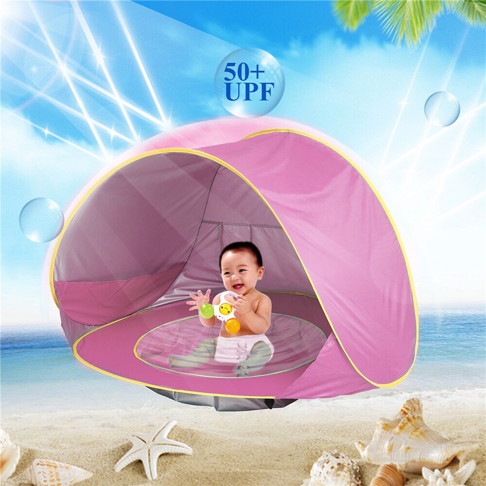 Neue 1 Stck Baby Strand Zelt freundlicher Wasserdichte Pop hoch Sonnenschutz Markise Tragbare Sonnenschirm UV Schutz Sonnenschutz Schuppen freundlicher