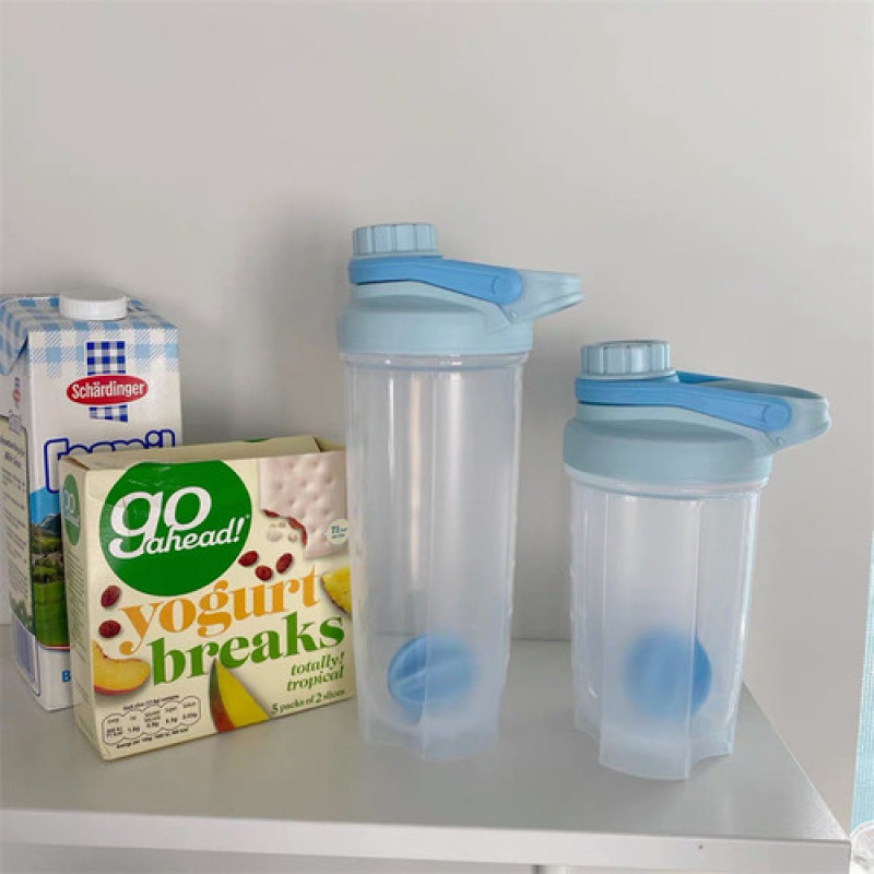 Taza de agua morada de gran capacidad, taza de plástico lista para usar a mano, bonita taza de Color puro transparente para estudiantes, taza de batido de verano
