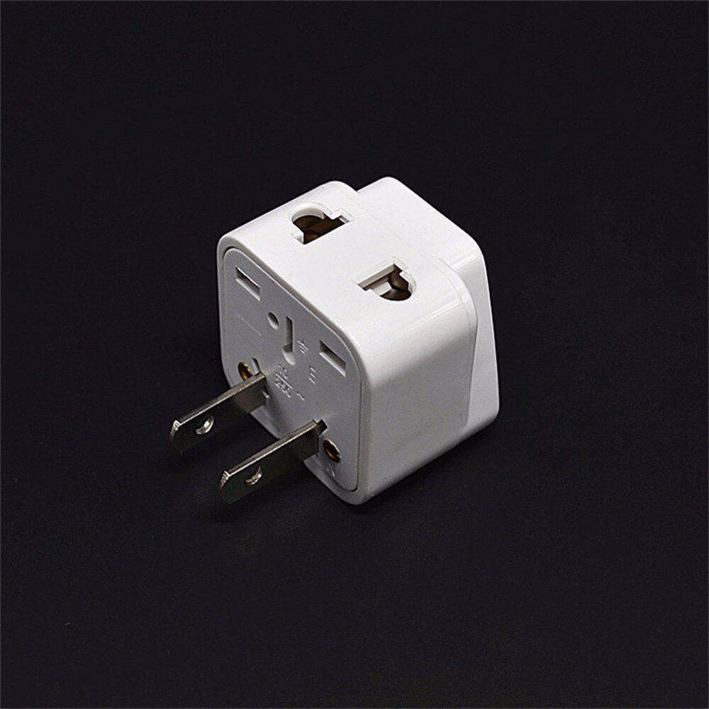 in Stock! 2 pin AC American USA Power Plug Adapter Travel Converter Australia UK USA EU