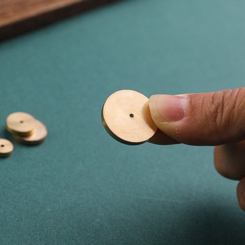 MIUSIE 6 Pcs Set Circular Alignment Regulation Position Gauge Margin Gauge, Marking, Positioning, Brass Margin Gauge