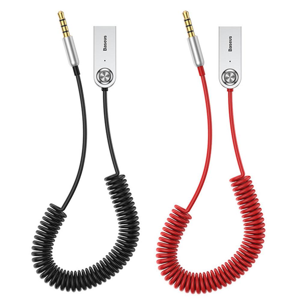 Baseus AUX Bluetooth-compatible Adapter Car 3.5mm Jack Dongle Cable Handfree Car Kit Audio Transmitter Auto Receiver