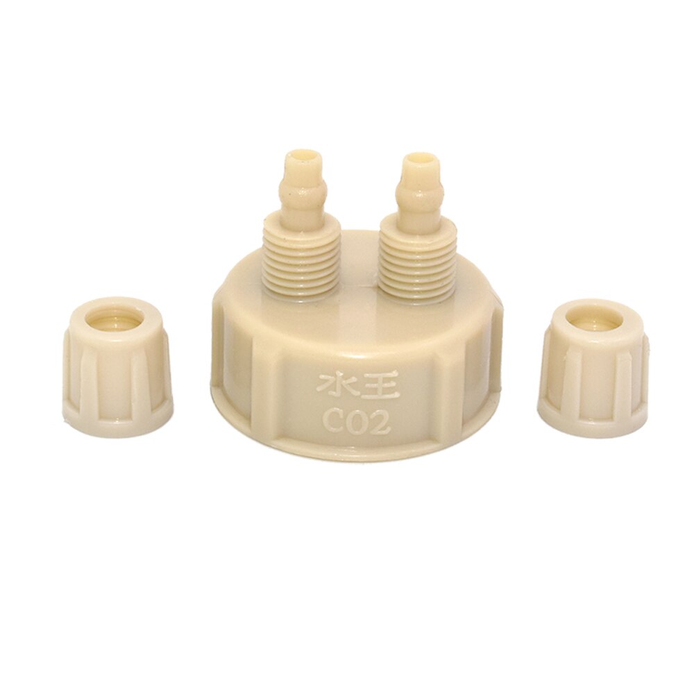 2Pcs Aquarium DIY CO2 System Kit Fish Tank Generator Part Quick Screw Bottle Cap