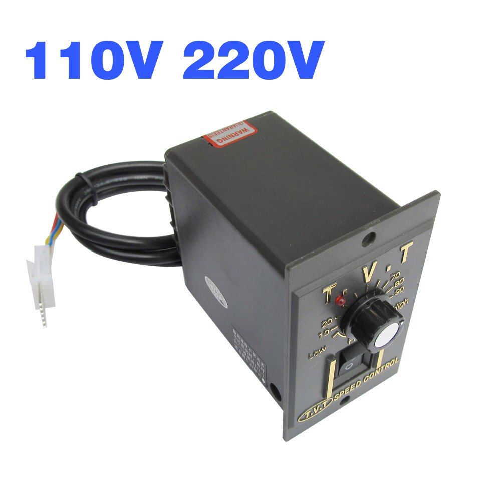 Ac 110v 220v motor elektrisk varvtalsregulator regulator 6w 15w 25w 40w 60w 90w 120w 200w justerbar regulator omkopplarkontroll