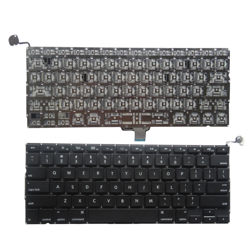 Year A1278 Laptop US English Keyboard For Macbook Pro A1278 Keyboard Layout Replace without frame
